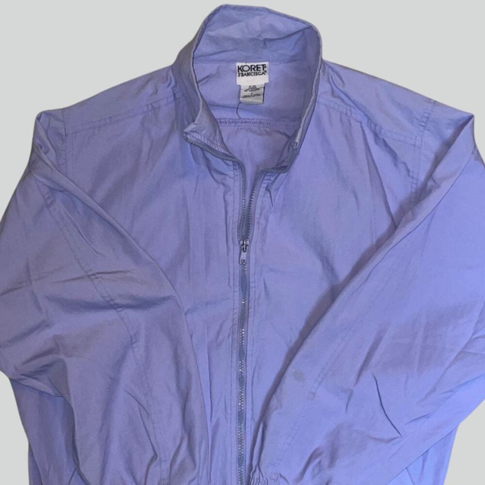 Koret Lavender Windbreaker Jacket, 90s Vintage, Size Large